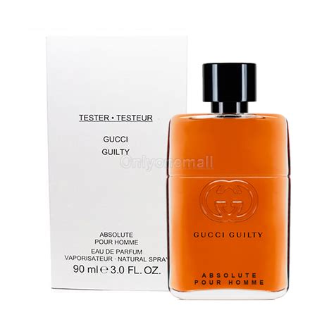 gucci tester|gucci guilty absolute pour homme.